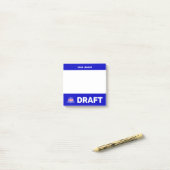 Post-it® Table de baguette de football Imaginaire (Sur un bureau)