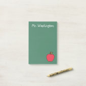 Post-it® Tableau de bord de l'enseignant personnalisé Post  (Sur un bureau)