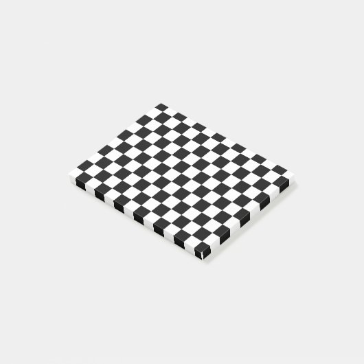 Post-it® Tableau de contrôle noir et blanc (Incliné)