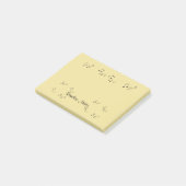 Post-it® Tableau des notes - Notes aléatoires (Incliné)