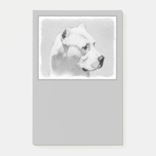 Post-it® Tableau Dogo Argentino - Art Chien original