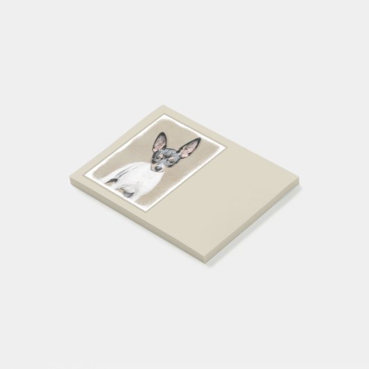 Post-it® Tableau Rat Terrier - Cute Original Chien Art (Incliné)
