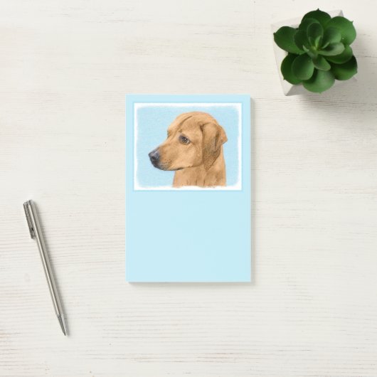 Post-it® Tableau Rhodesian Ridgeback - Art Chien original (Bureau)