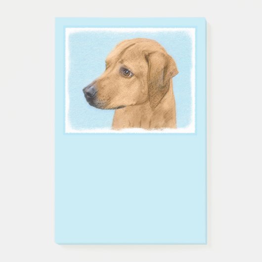 Post-it® Tableau Rhodesian Ridgeback - Art Chien original (Devant)