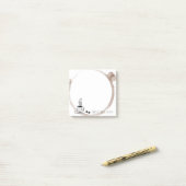 Post-it® Tache d'anneau de café (Sur un bureau)