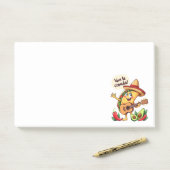 Post-it® Taco Fiesta mit Gitarre und hispanischem Flair (Sur un bureau)