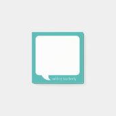 Post-it® Talk Bubble with Name (Devant)