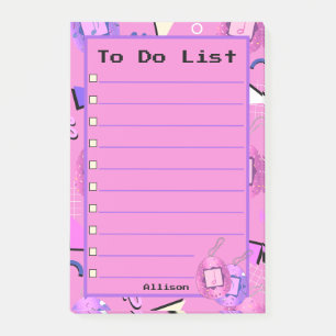 Post-it® Tamagotchi Rose Kawaii