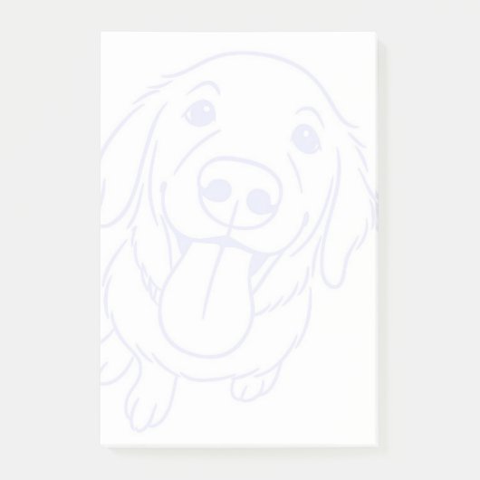 Post-it® Tampon des notes de chien (Devant)