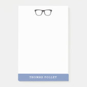 Post-it® Tampon Post-It personnalisé pour lunettes Hipster (Devant)