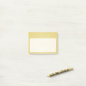 Post-it® Tan Grainy Texture Look (Sur un bureau)