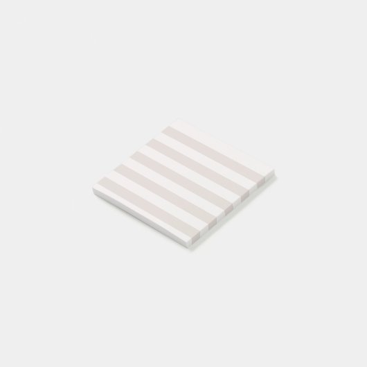 Post-it® Tan Pastel Tripe Post-It Notes (Incliné)