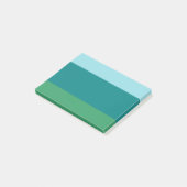 Post-it® Tanager Turquoise, Turquoise Blue et Kelly Green H (Incliné)