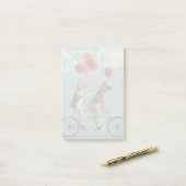 Post-it® Tandem berger allemand (Sur un bureau)