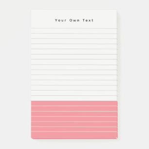 Post-it® Tangerine minimaliste personnalisée