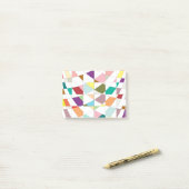 Post-it® Tapisserie aux couleurs Abstraites (Sur un bureau)