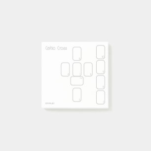 Post-it® Tarot croisé celtique (petit, simple)