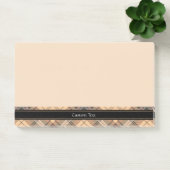 Post-it® Tartan beige et Brown (Bureau)