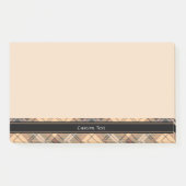 Post-it® Tartan beige et Brown (Devant)