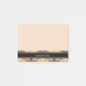 Post-it® Tartan beige et Brown (Devant)
