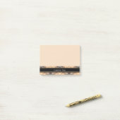 Post-it® Tartan beige et Brown (Sur un bureau)