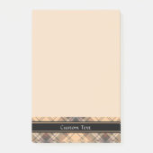 Post-it® Tartan beige et Brown (Devant)