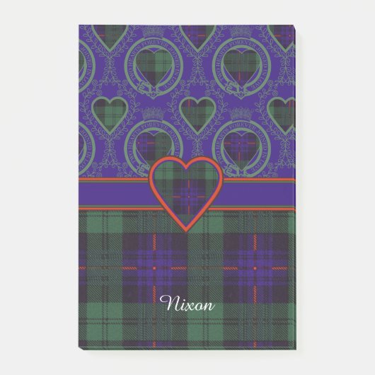 Post-it® Tartan écossais de kilt de plaid de clan de (Devant)