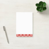 Post-it® Tartan en rouge (Bureau)