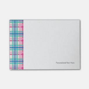 Post-it® Tartan, motif de plaid