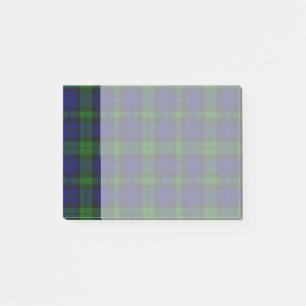 Post-it® Tartan noir de Campbell de montre ou de clan