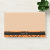 Post-it® Tartan orange d'Halloween (Bureau)