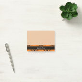 Post-it® Tartan orange d'Halloween (Bureau)