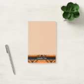 Post-it® Tartan orange d'Halloween (Bureau)