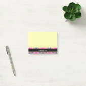 Post-it® Tartan rose, or et bleu (Bureau)