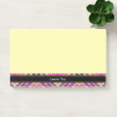 Post-it® Tartan rose, or et bleu (Bureau)