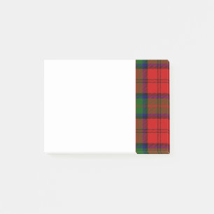 Post-it® Tartan rouge et vert de clan MacDuff