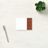 Post-it® Tartan rouge et vert de MacKinnon de clan (Bureau)
