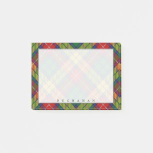 Post-it® Tartan royal du clan écossais Buchanan