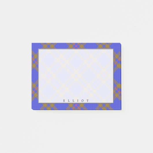 Post-it® Tartan royal du clan écossais Elliot (Devant)