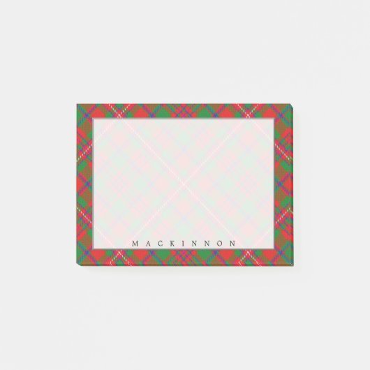 Post-it® Tartan Royal du Clan Écossais MacKinnon (Devant)