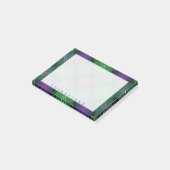 Post-it® Tartan Royal du Clan Écossais Sutherland (Incliné)