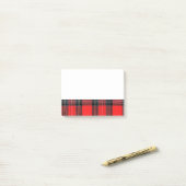 Post-it® Tartan royal vintage (Sur un bureau)