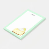 Post-it® Tarte à citron vert à clé mignonne (Incliné)