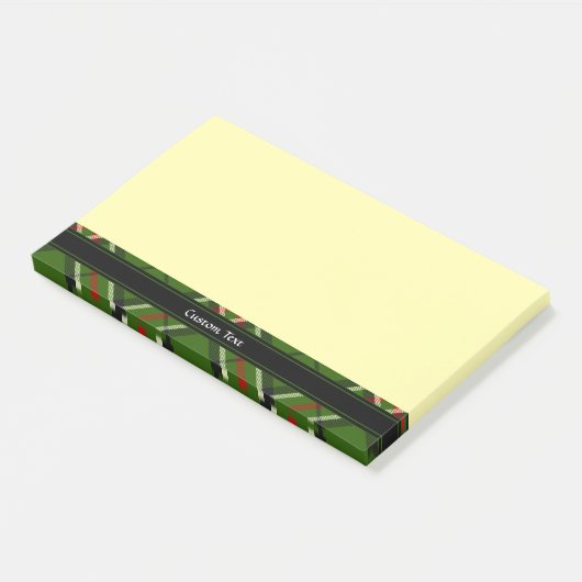 Post-it® Tarte verte, noire, rouge et blanche (Incliné)