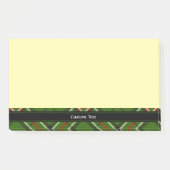 Post-it® Tarte verte, noire, rouge et blanche (Devant)