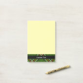 Post-it® Tarte verte, noire, rouge et blanche (Sur un bureau)