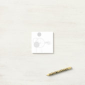 Post-it® Tatos Art Déco Moderne | Minimalisme monochrome (Sur un bureau)