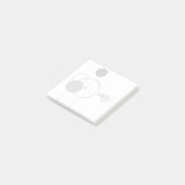 Post-it® Tatos Art Déco Moderne | Minimalisme monochrome (Incliné)
