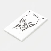 Post-it® Tatouage papillon stylisé Thunder_Cove (Incliné)