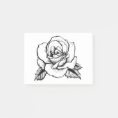 Post-it® tatouage rose (Devant)